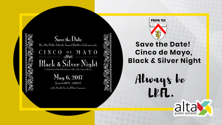 Save the Date! Cinco de Mayo, Black & Silver Night